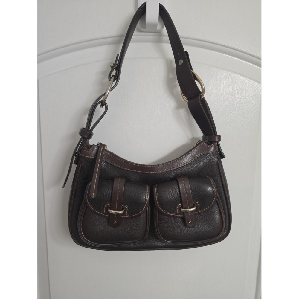 Dooney And Bourke Florentine Lucy Hobo Brown Handbag Purse